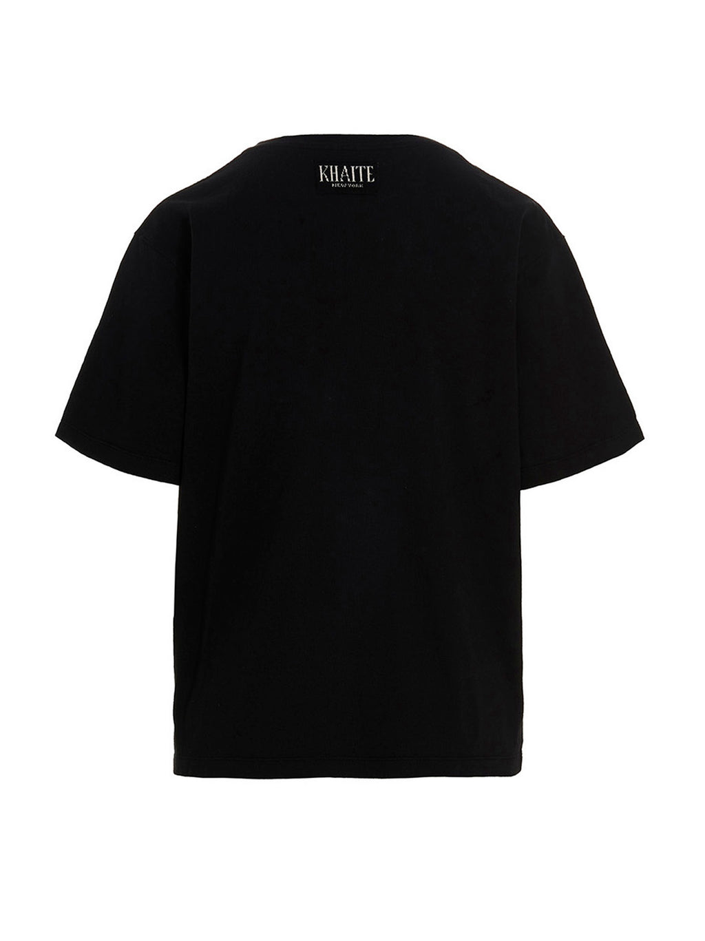 Khaite Black Cotton T-Shirt