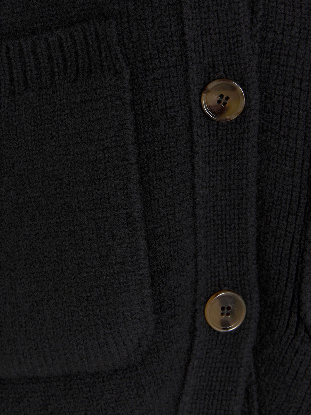 Khaite Black Cashmere Cardigan