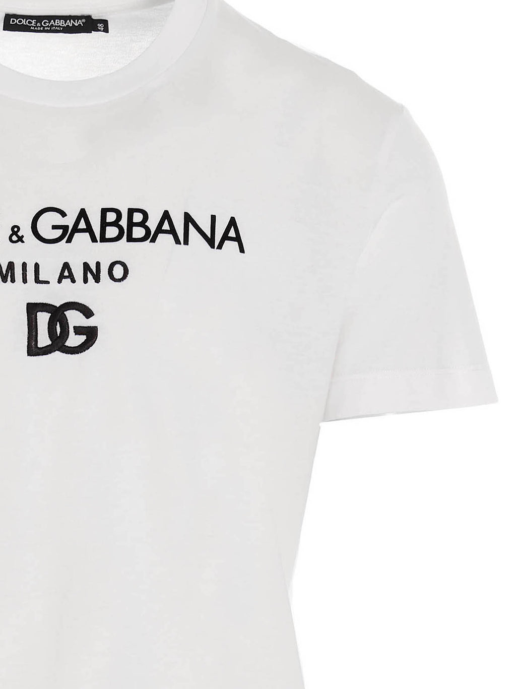 Dolce & Gabbana White Cotton T-Shirt