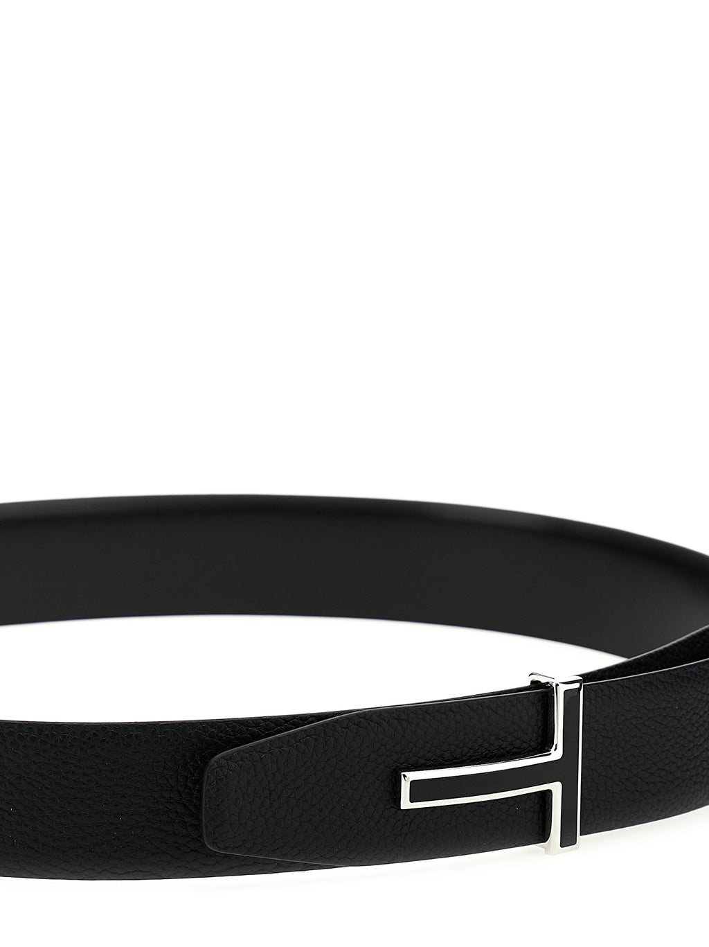 Tom Ford Black Calfskin Regular Belt