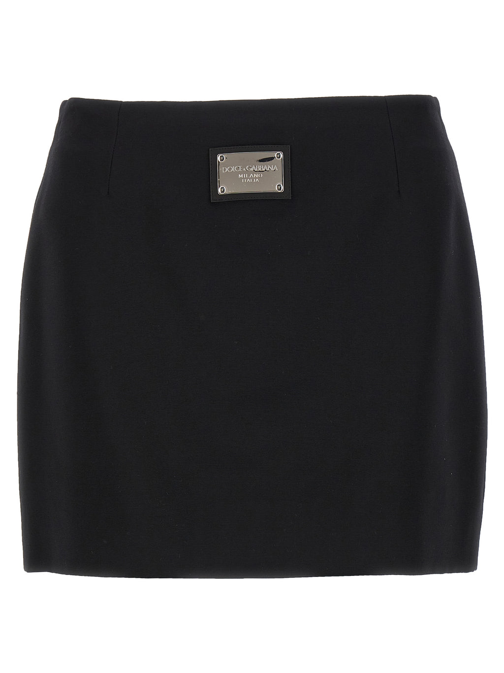 Dolce & Gabbana Black Viscose Long Skirt