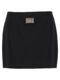 Dolce & Gabbana Black Viscose Long Skirt