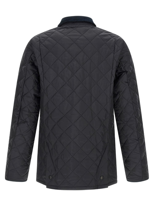 Barbour Blaue Polyamid-Jacke in voller Länge