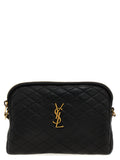 Saint Laurent Black Lamb Leather Crossbody Bag