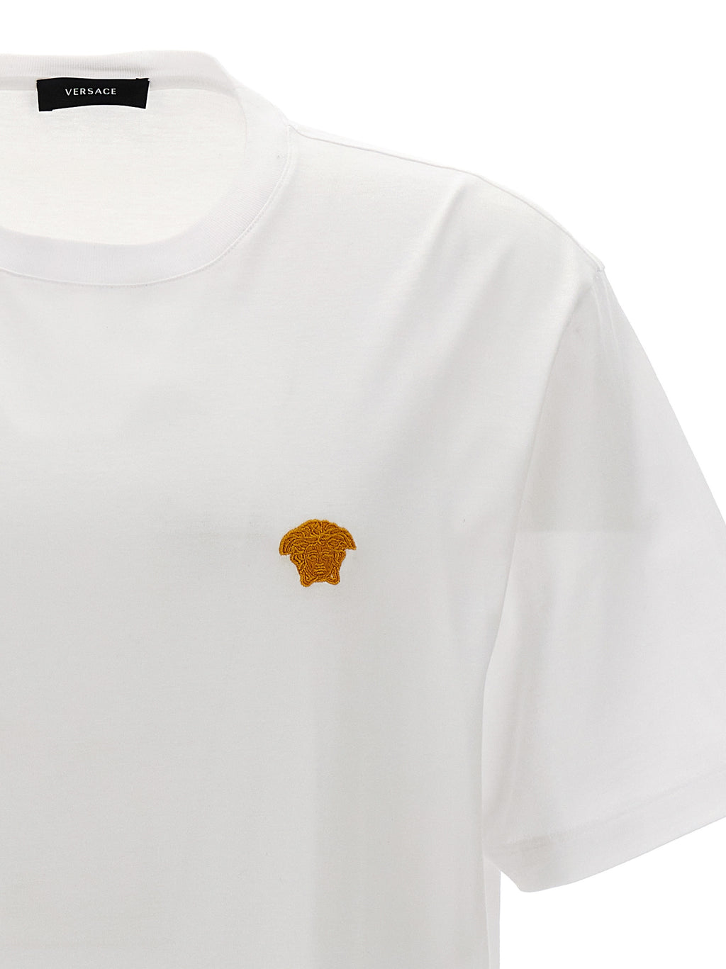 Versace White Cotton T-Shirt