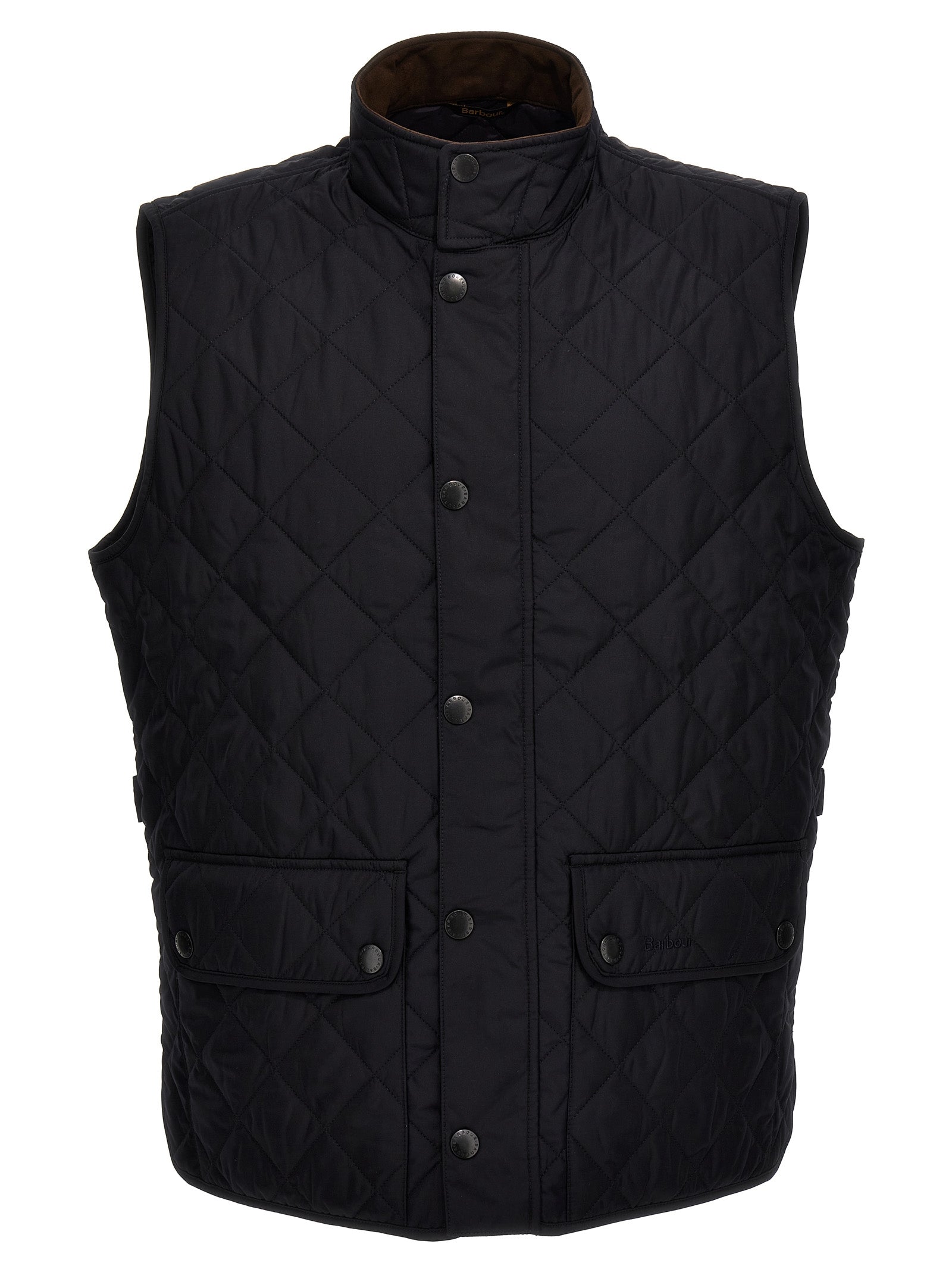 Barbour Blue Polyester Sleeveless Jacket