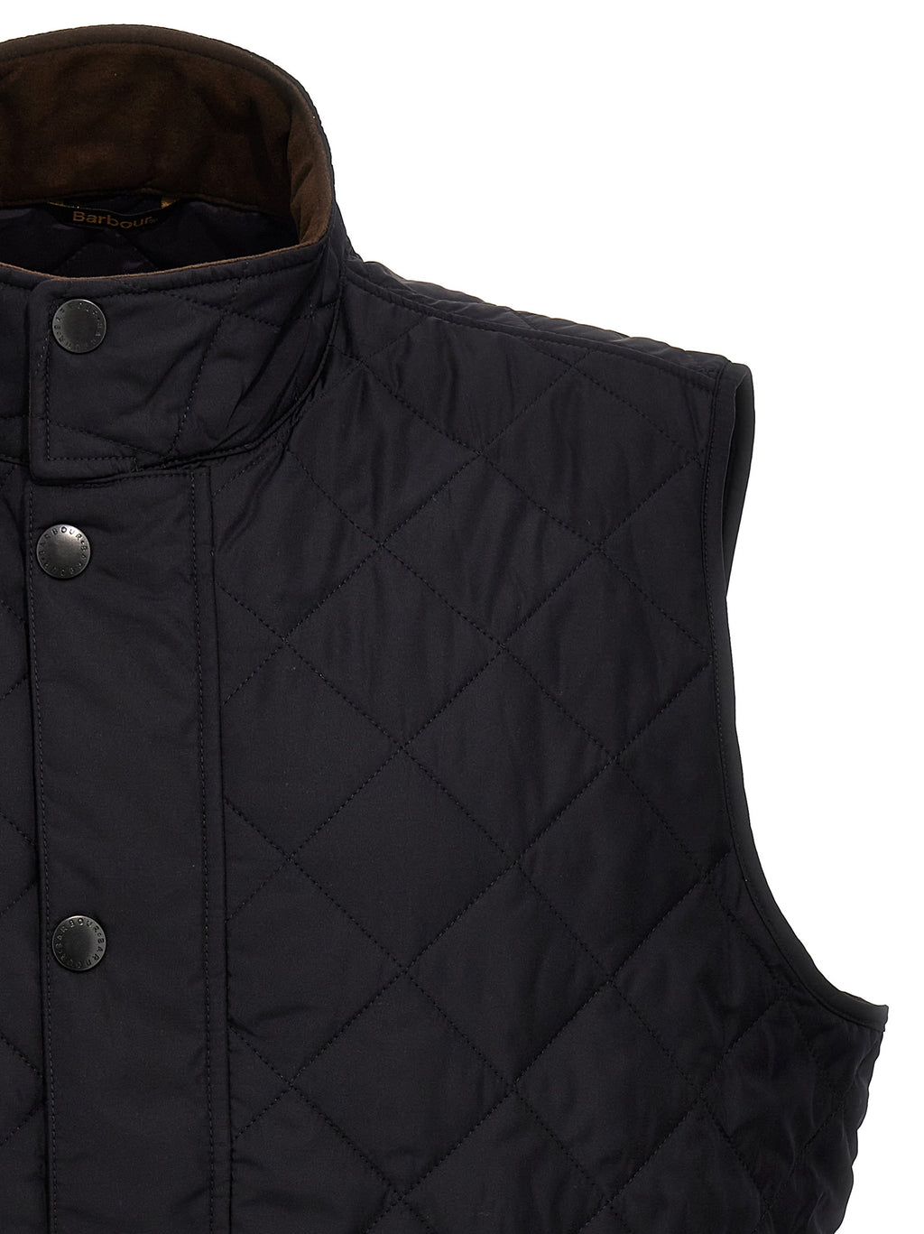 Barbour Blue Polyester Sleeveless Jacket
