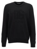Dolce & Gabbana Black Virgin Wool Cardigan