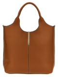 Tod's Brown Calfskin Tote Bag