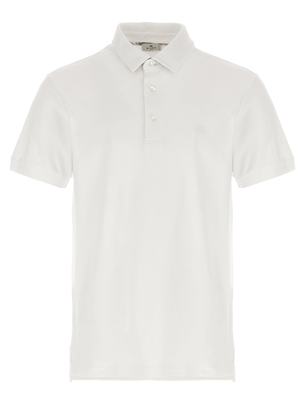 Etro White Cotton Polo Shirt