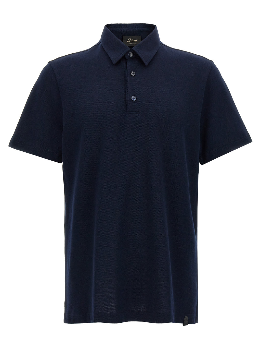 Brioni Blue Cotton Polo Shirt