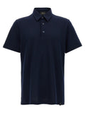 Brioni Blue Cotton Polo Shirt