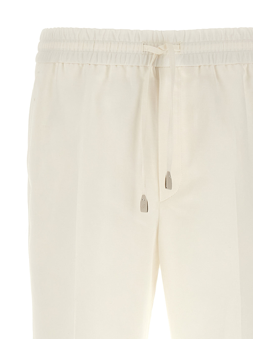Brioni White Linen Casual Pants