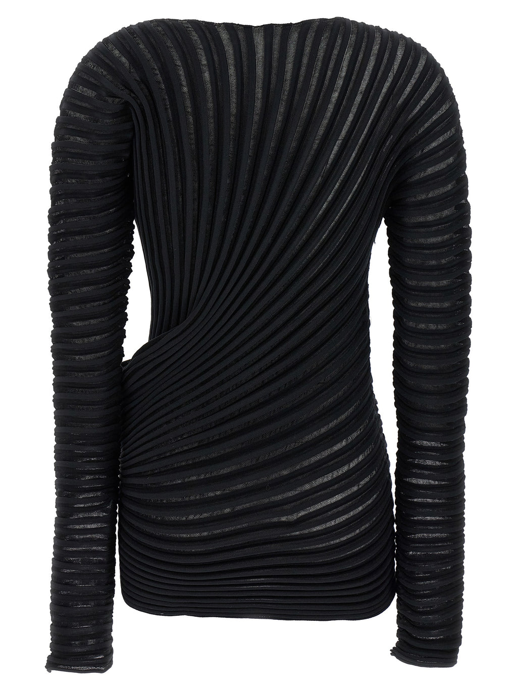 Issey Miyake Black Polyester Shirt