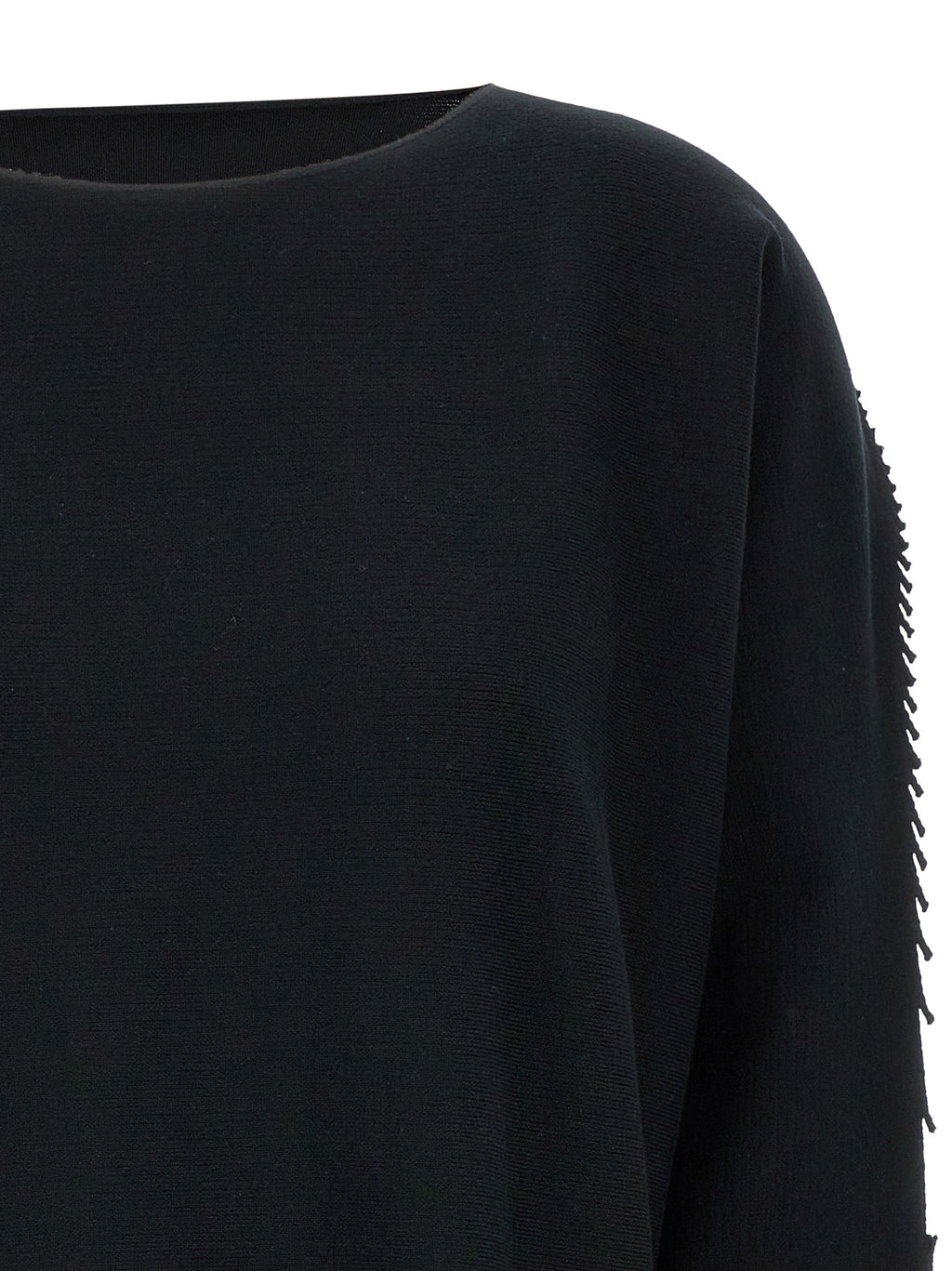 Issey Miyake Black Cotton Cardigan