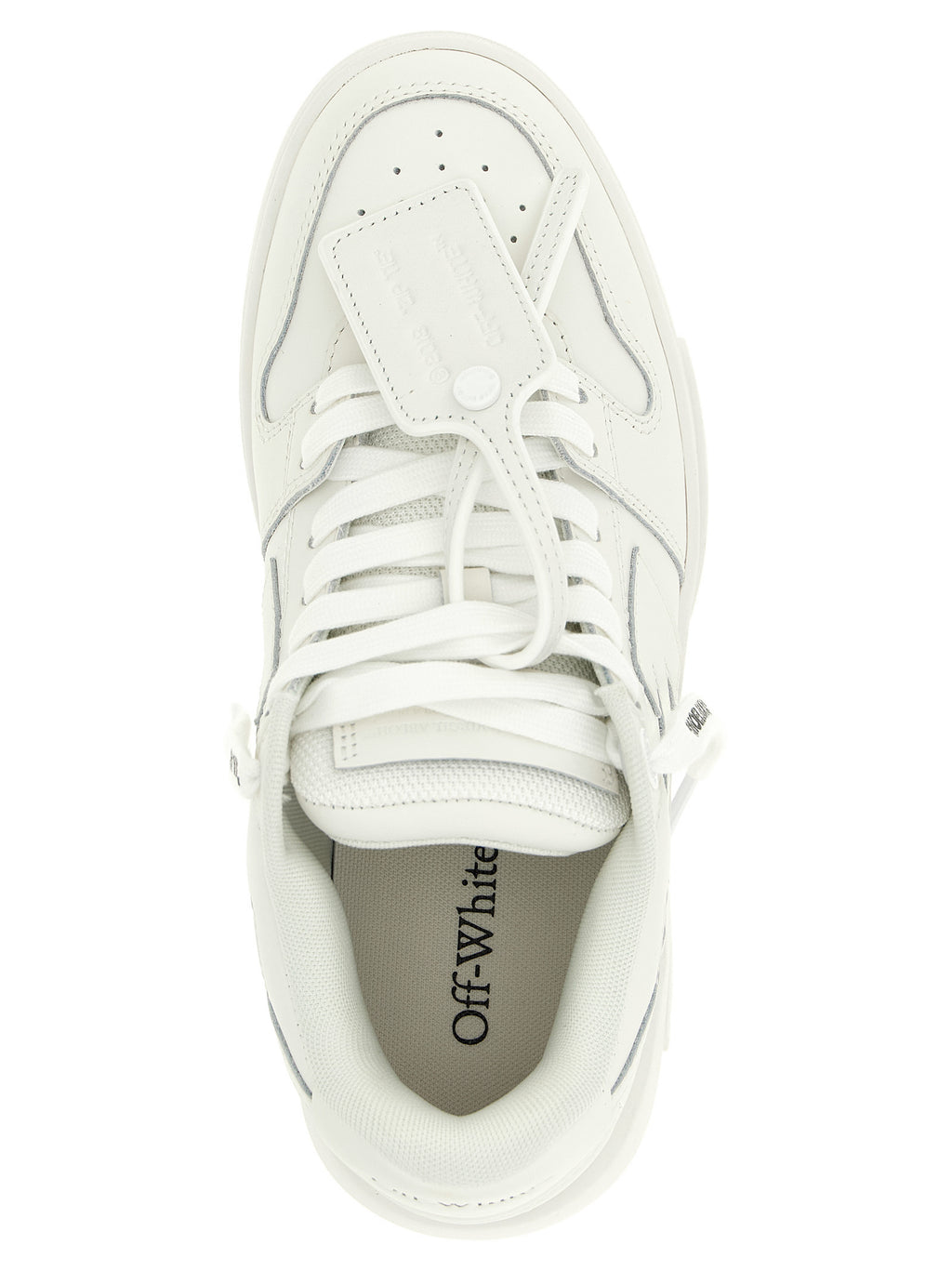 Off-White White Bovine Leather Sneakers