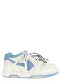 Off-White Blue Bovine Leather Low Top Sneakers