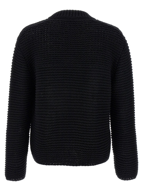 Alexander McQueen Bicolor Cotton Cardigan