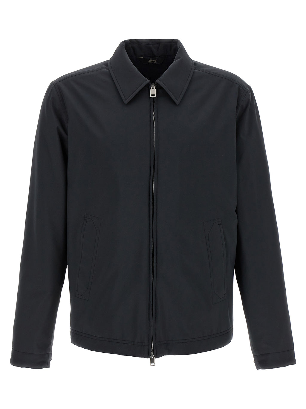 Brioni Blue Polyester Shell Jacket