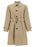 Burberry Beige Cotton Coat