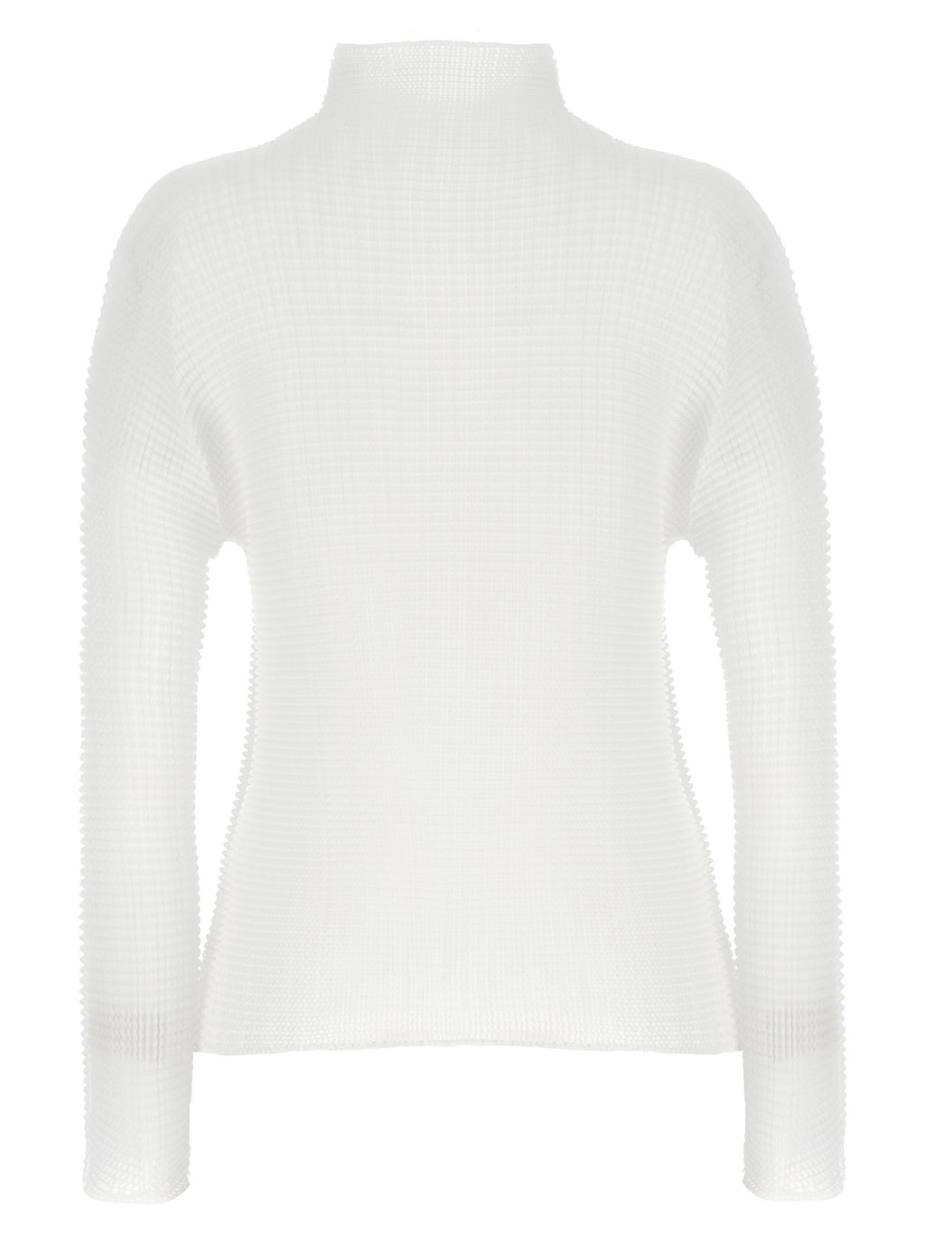 Issey Miyake White Polyester Blouse