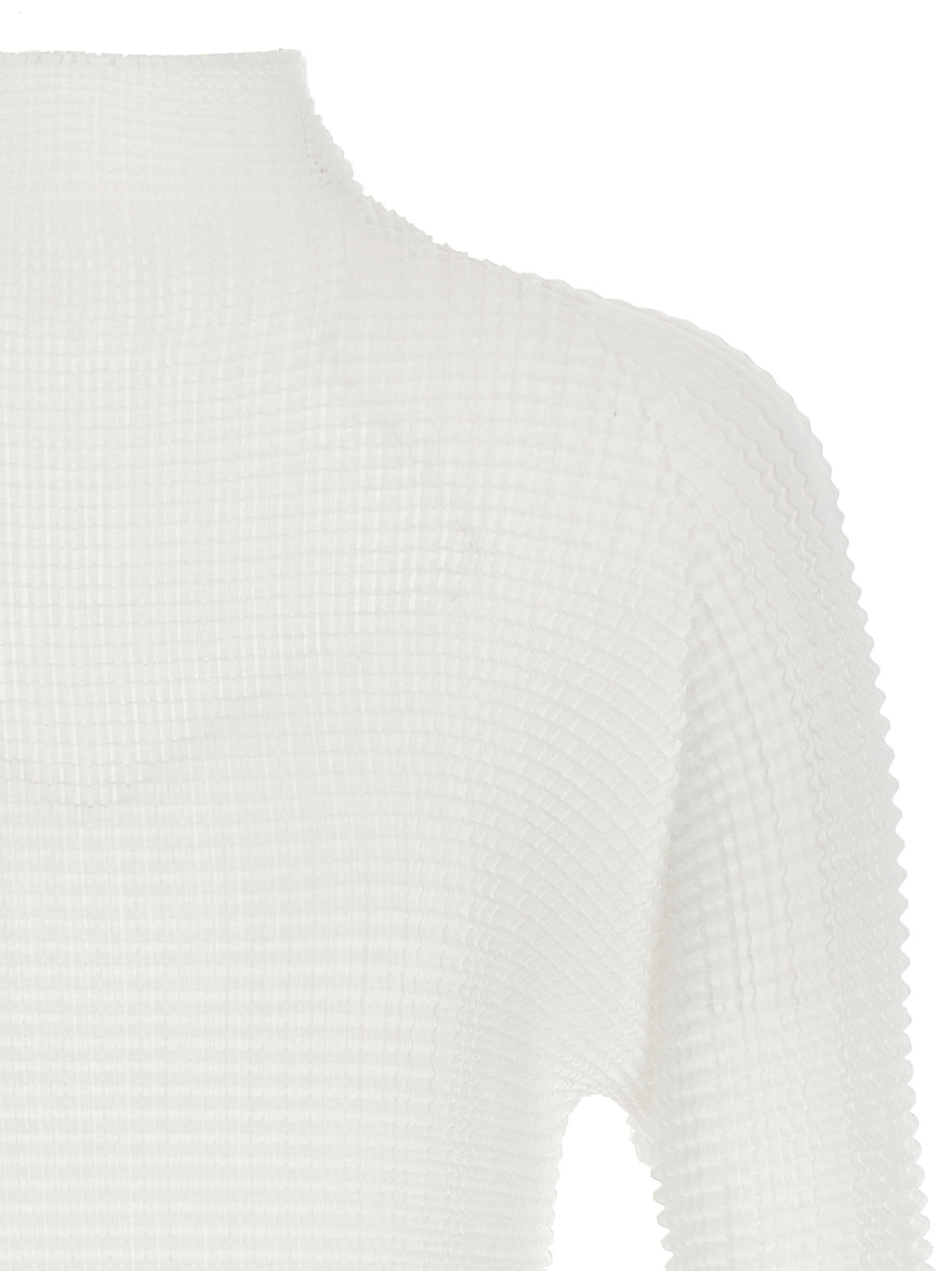 Issey Miyake White Polyester Blouse