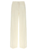 Brioni White Wool Casual Pants