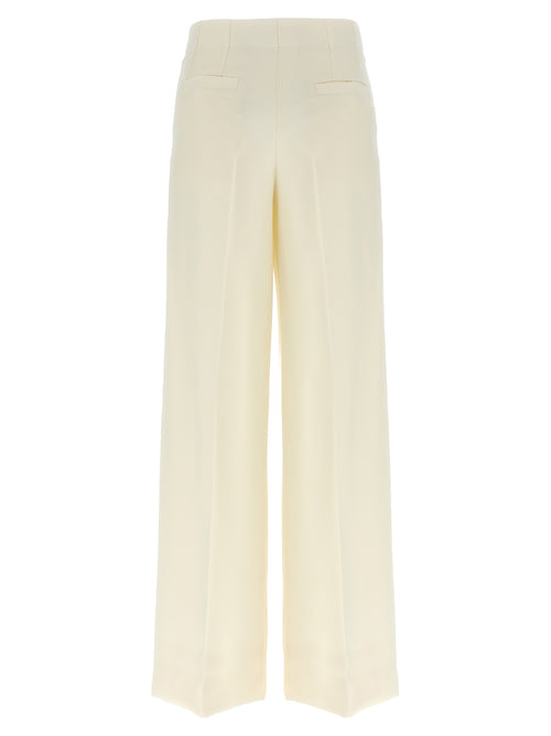 Brioni White Wool Casual Pants
