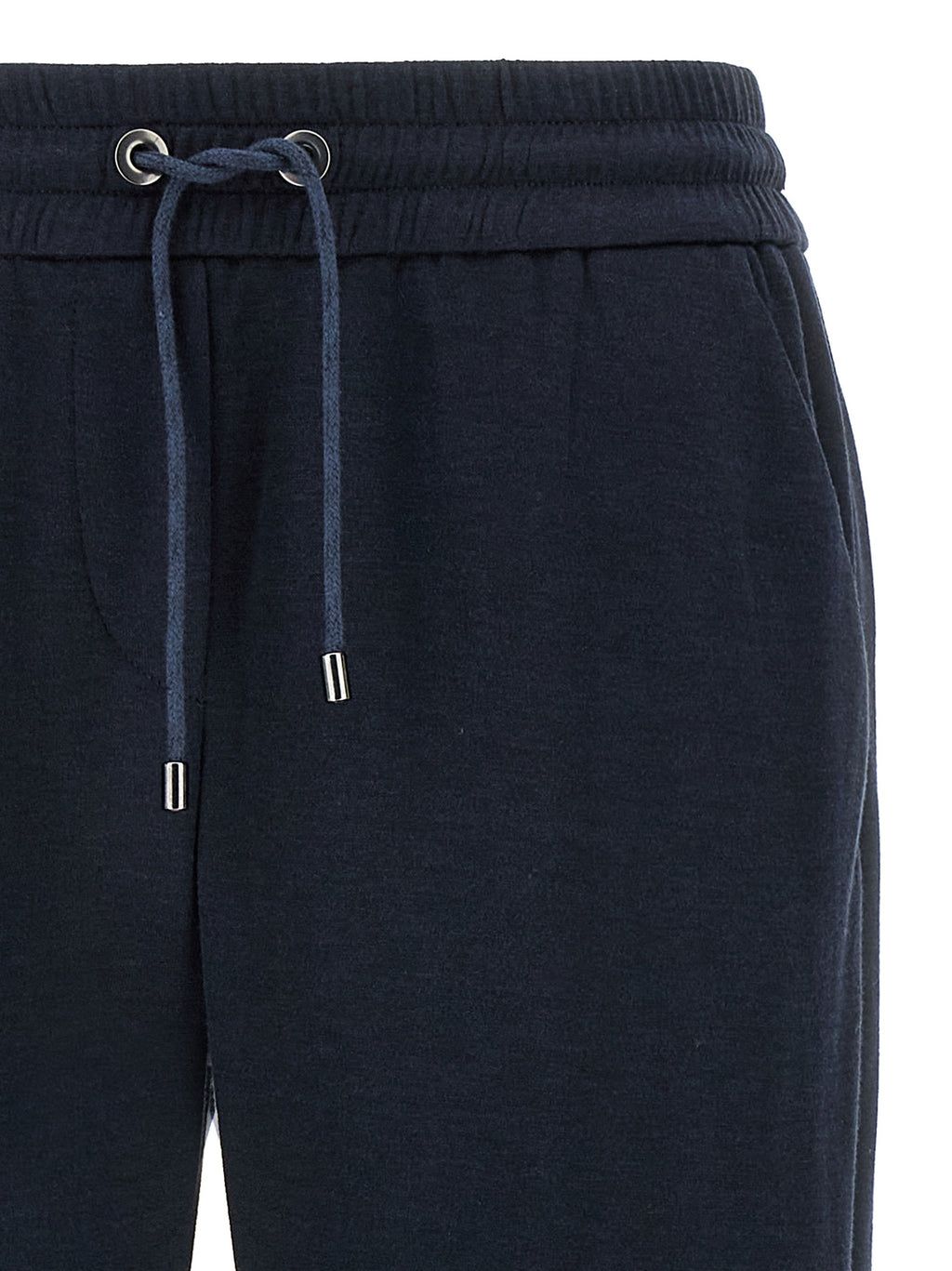 Brunello Cucinelli Blue Cotton Joggers (Workout Pants)