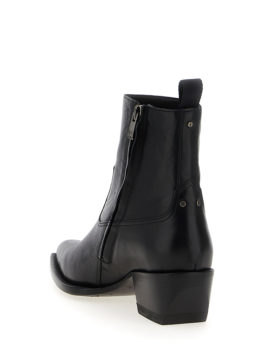Golden Goose Black Cowhide Chelsea Boots