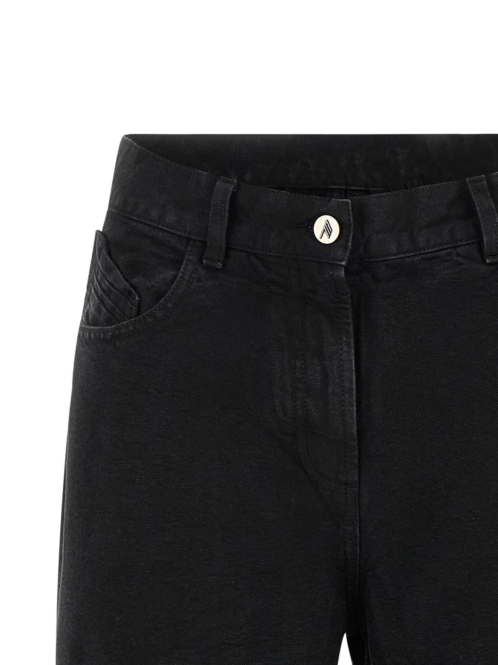The Attico Black Cotton Jeans Denim