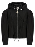 The Attico Black Polyamide Bomber