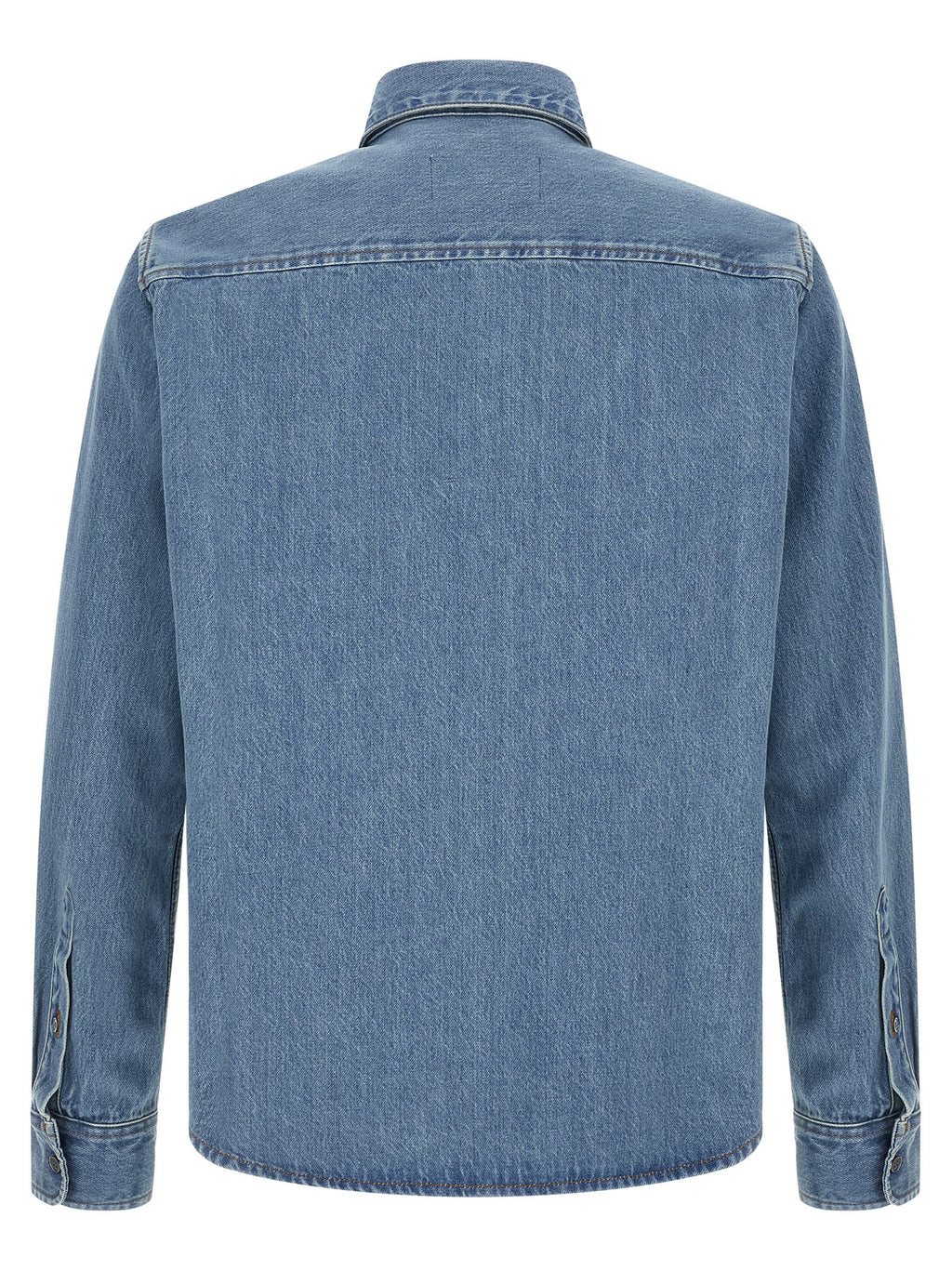 Ami Paris Blue Cotton Blouse