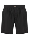 Dolce & Gabbana Black Polyamide Swim Shorts