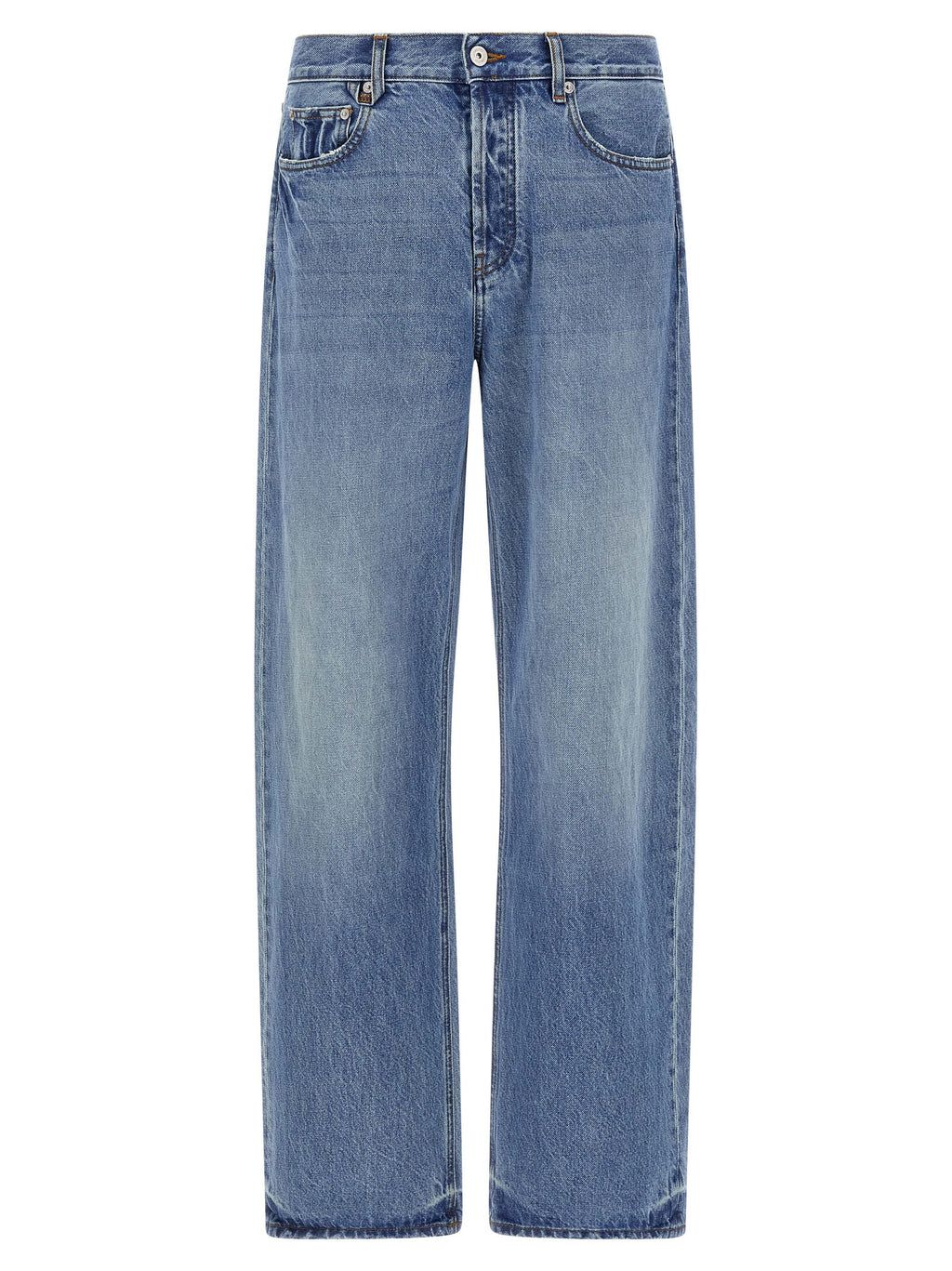 Jacquemus Blue Cotton Straight-Leg Jeans