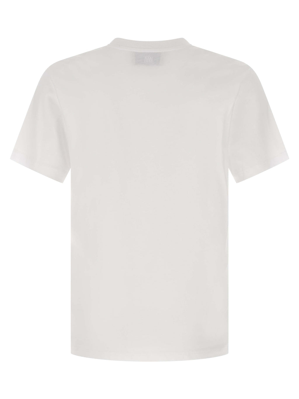 Ami Paris White Cotton T-Shirt