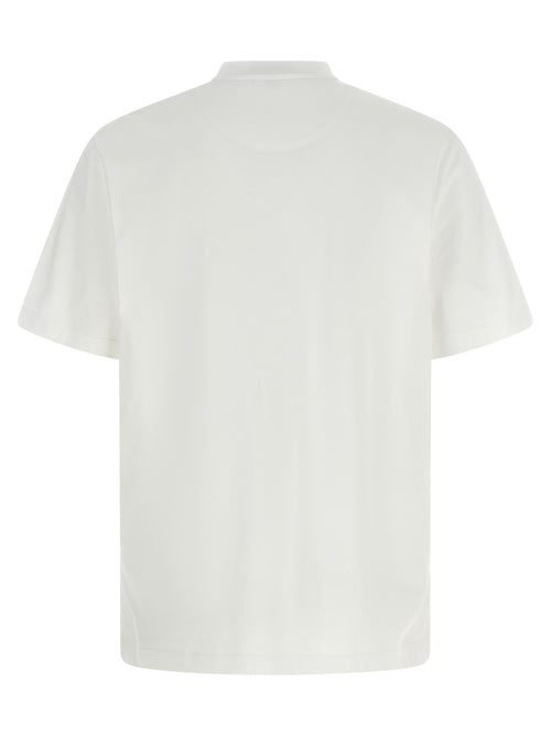 Brioni White Cotton T-Shirt