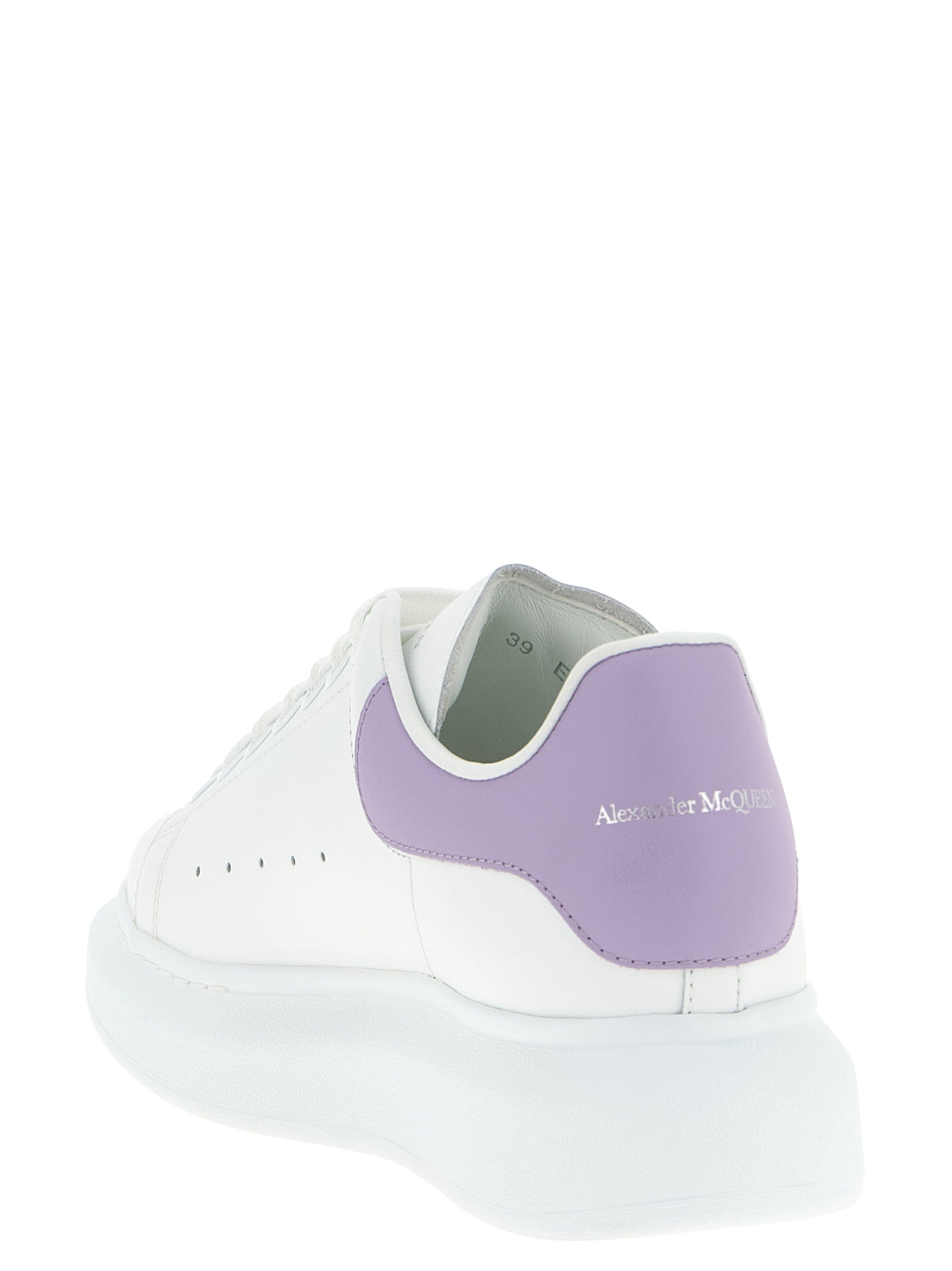 Alexander McQueen Purple Calfskin Chunky Sneakers
