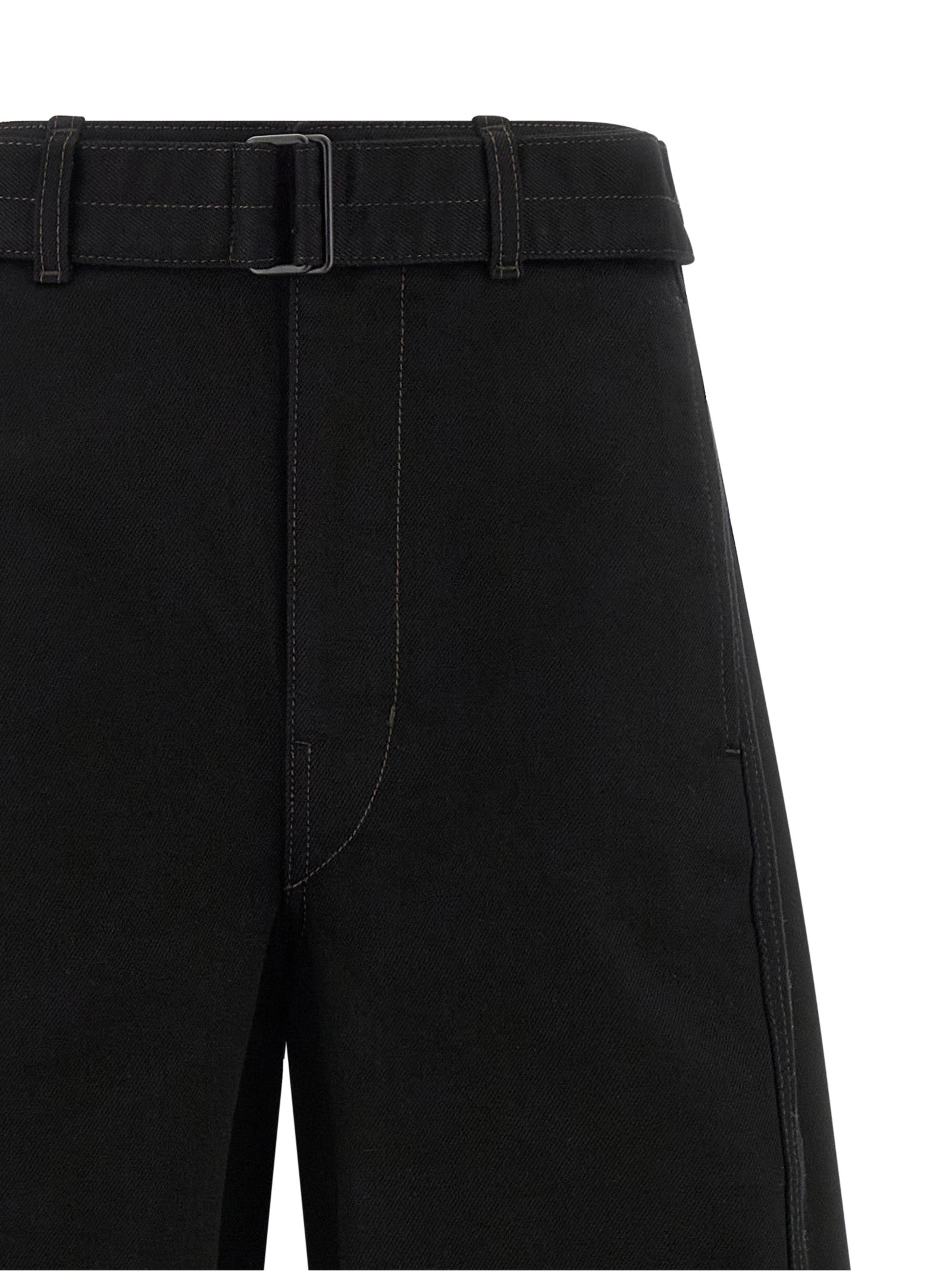 Lemaire Black Cotton Jeans Denim