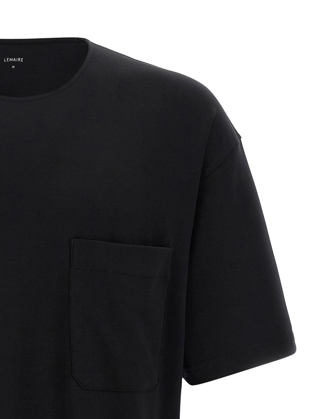 Lemaire Black Cotton T-Shirt