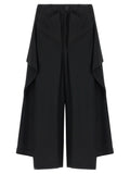 Issey Miyake Black Wool Casual Pants