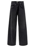 Agolde Black Cotton Jeans Denim