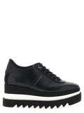 Stella McCartney Black Polyethylene Wedge Sandals