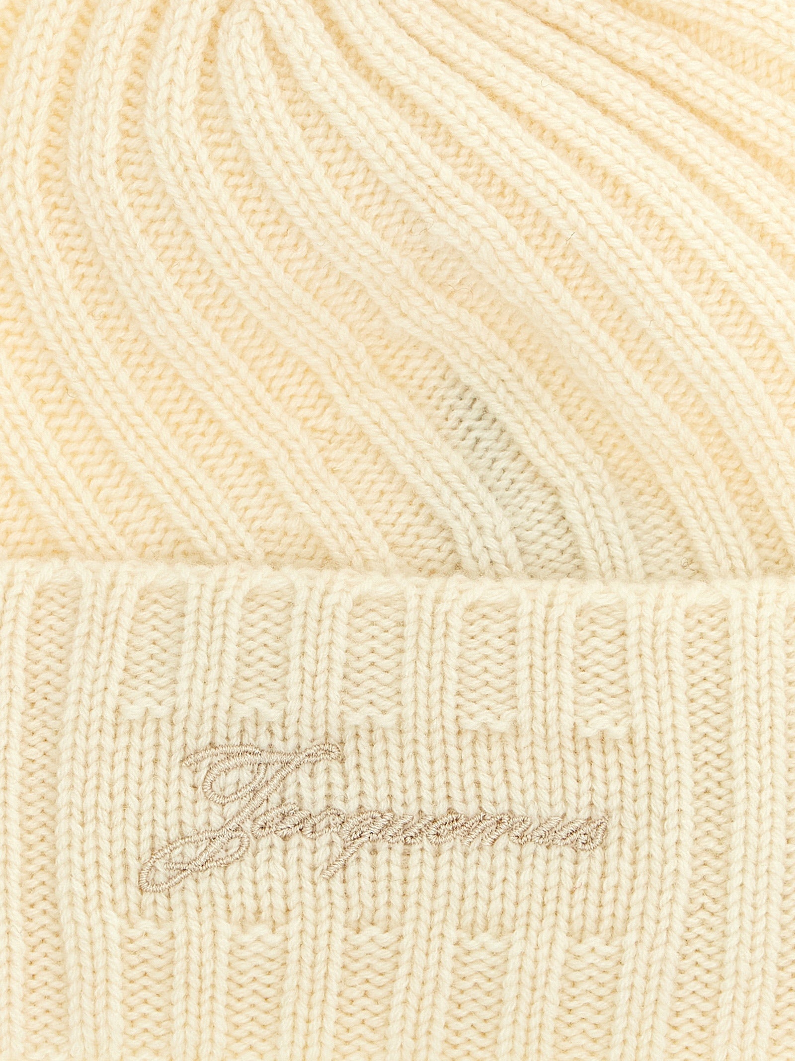 Jacquemus White Cashmere Beanie
