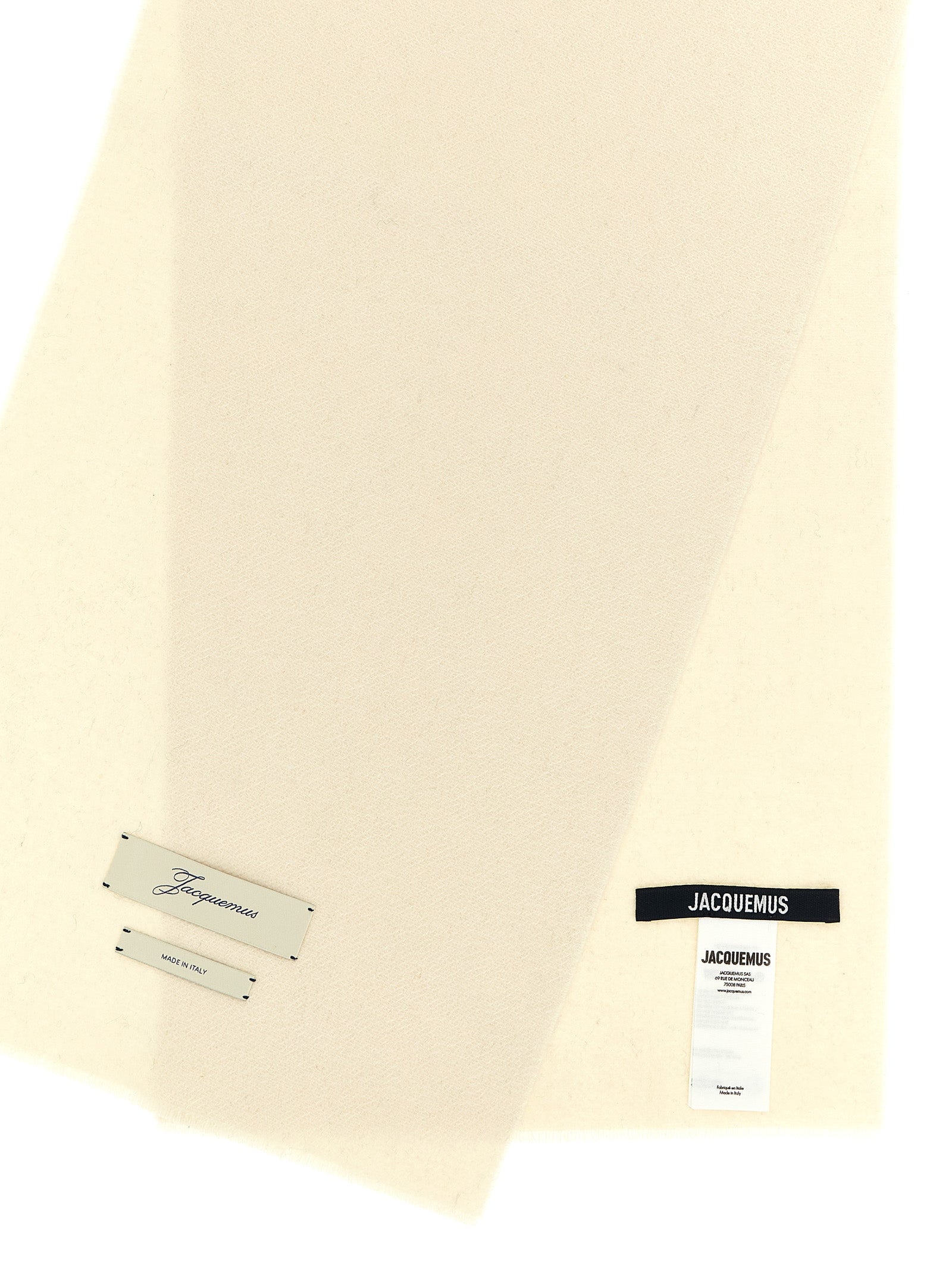 Jacquemus Beige Cashmere Scarf