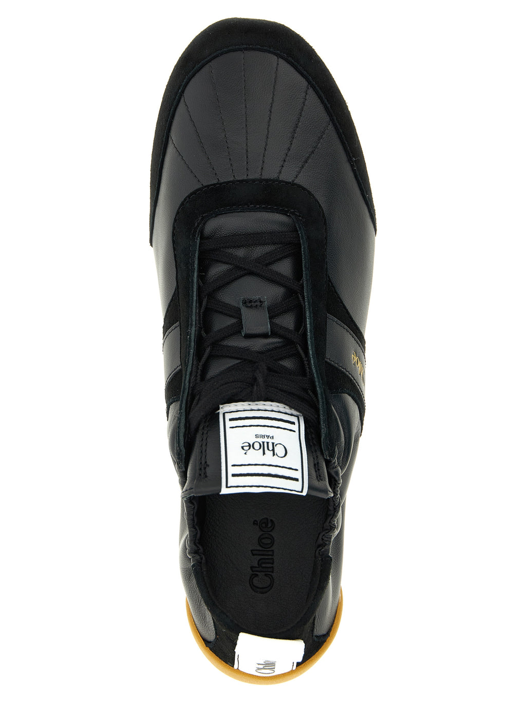 Chloé Black Polyester Athletic Sneakers