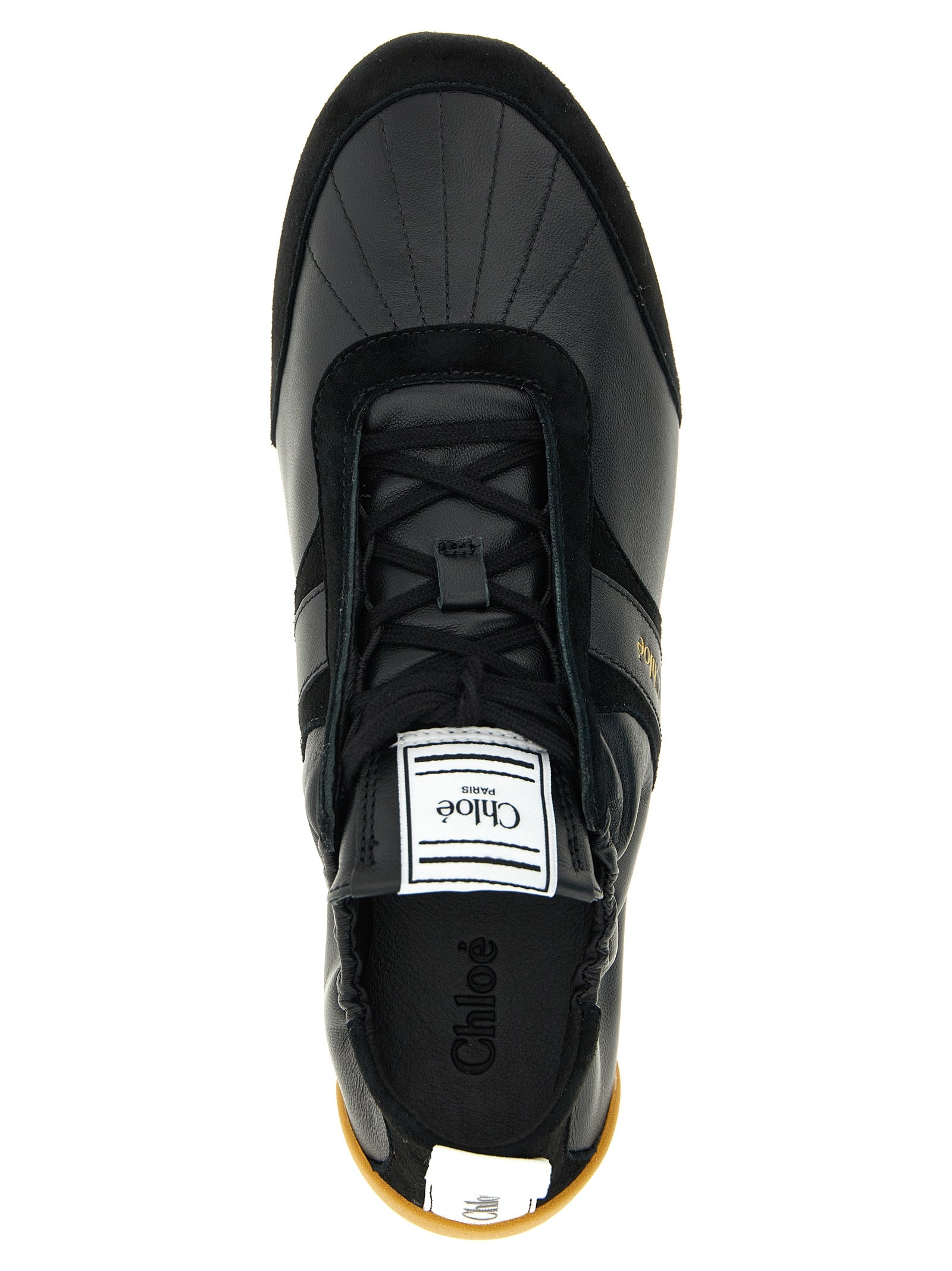 Chloé Black Polyester Athletic Sneakers