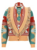 Alanui Multicolor Wool Cardigan