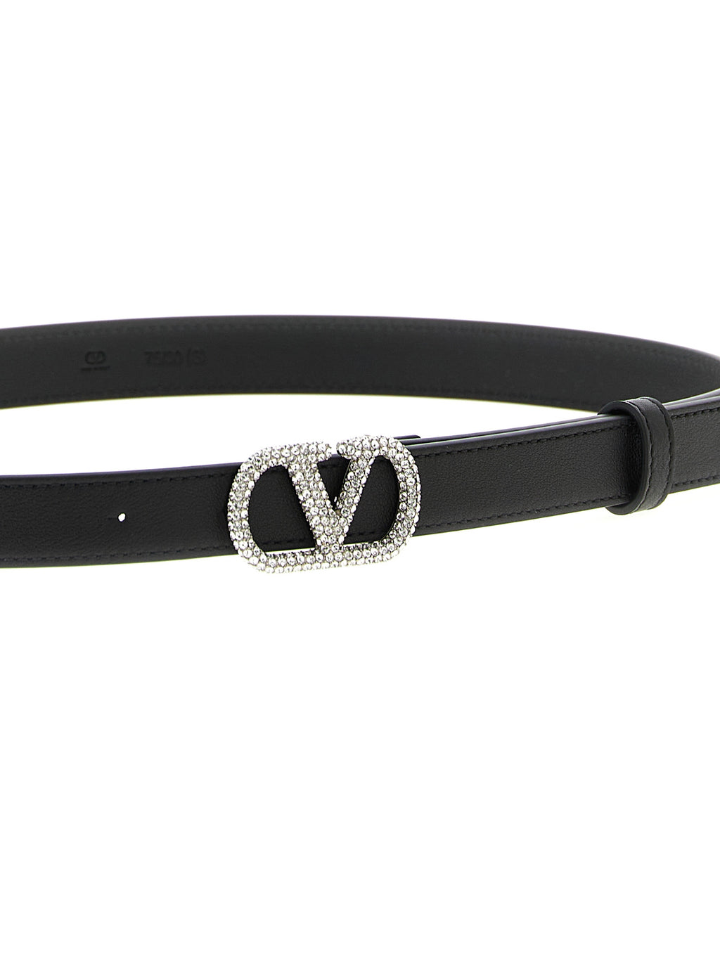 Valentino Garavani Black Calfskin Regular Belt
