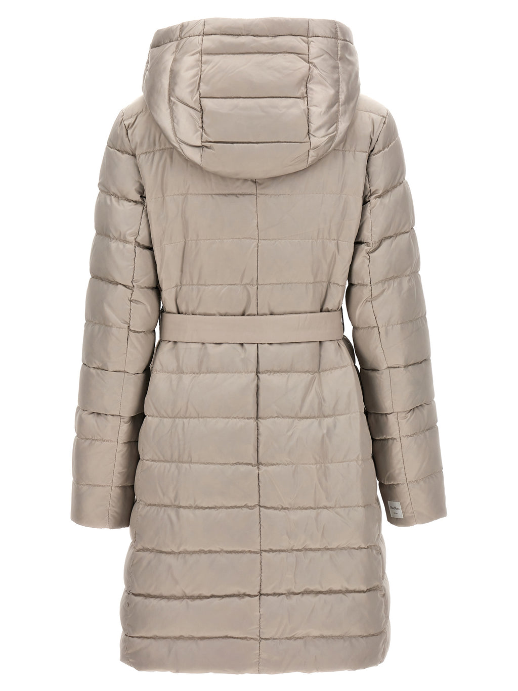 Max Mara White Polyamide Full-Length Jacket
